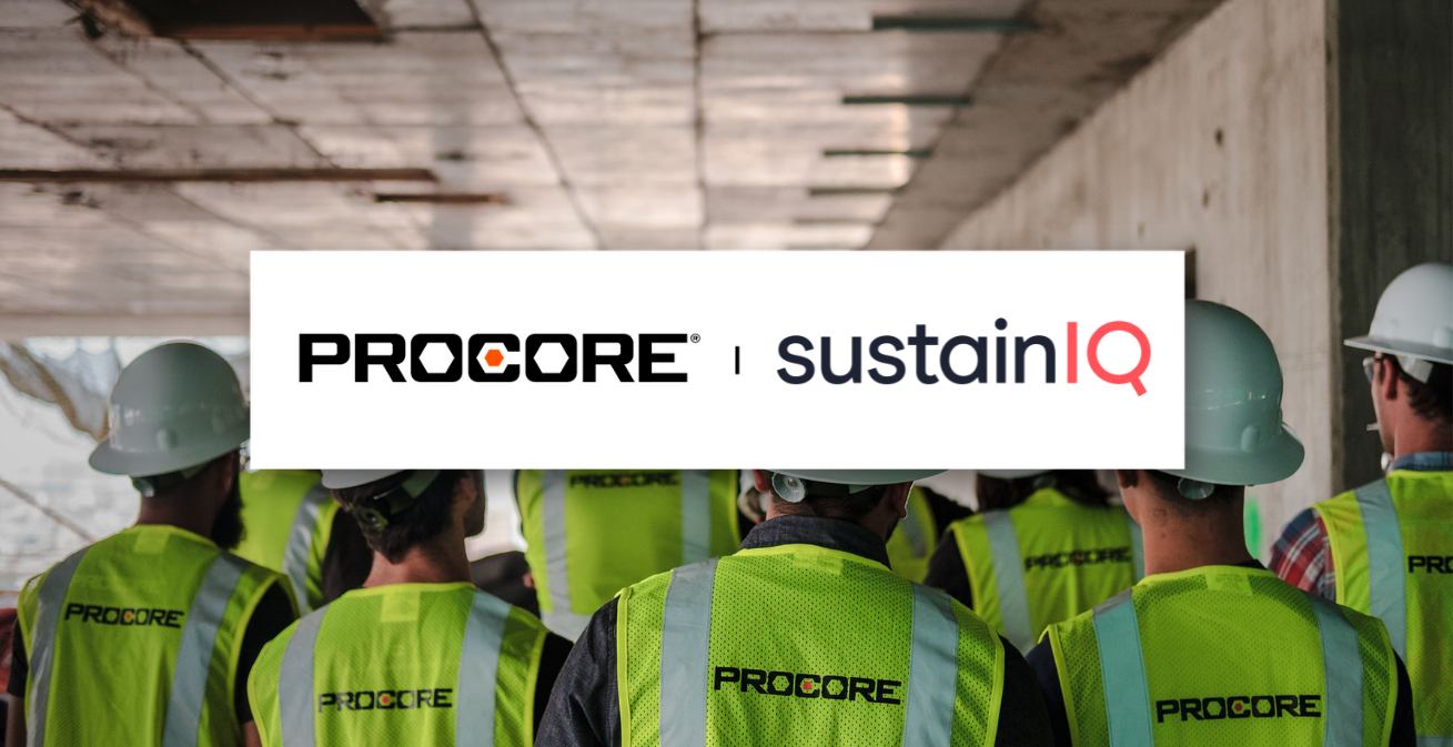 SustainIQ X Procore logo